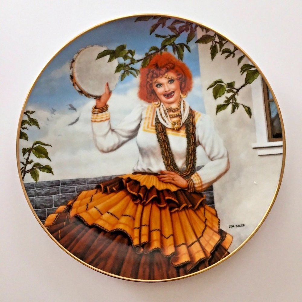 Queen of the Gypsies Decorative Plate I Love Lucy